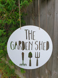 Garden Shed Sign