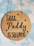Shhh Baby is Sleeping Personalised - Little Birdy Finds