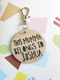 This Mum Belongs To..Keyring - Little Birdy Finds