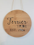 Personalised Family Name TRIBE Wall Hanging - Little Birdy Finds