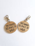 This Mum Belongs To..Keyring - Little Birdy Finds