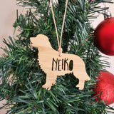 GOLDEN RETRIEVER Personalised  Christmas Decoration