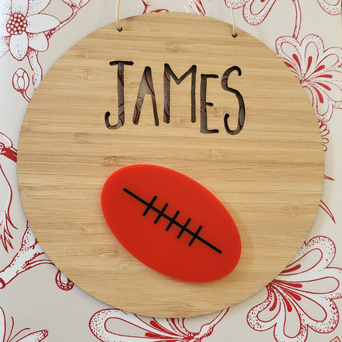 Football Wall Plaque