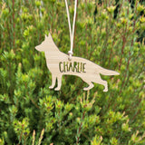 Personalised German Shepherd Christmas Ornament