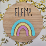 Rainbow Wall Plaque