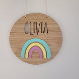 Rainbow Wall Plaque