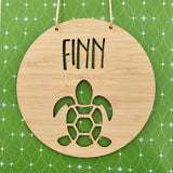 Personalised Sea Turtle Wall Plaque