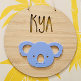 Koala Bamboo & Acrylic Wall Plaque