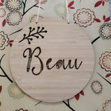 Personalised Wooden Wall Hanging - Little Birdy Finds