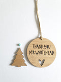 Personalised Thank You for Teacher - Little Birdy Finds
