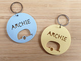 Personalised Caravan Keyring