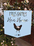 Personalised Hen House Sign