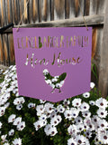 Personalised Hen House Sign