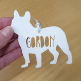 FRENCH BULLDOG Personalised  Christmas Decoration