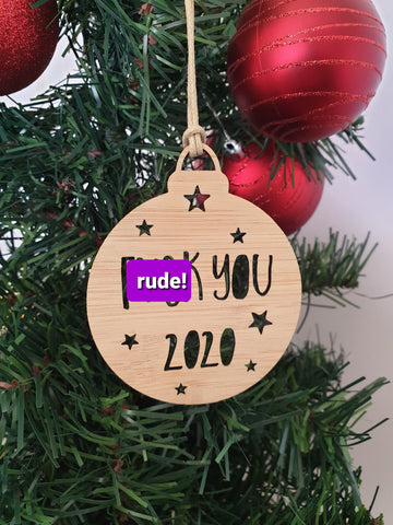 Fuck You 2020 Christmas Decoration