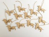 DACHSHUND Personalised  Christmas Decoration - Little Birdy Finds