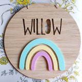 Rainbow Wall Plaque