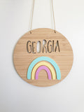 Rainbow Wall Plaque