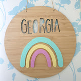 Rainbow Wall Plaque