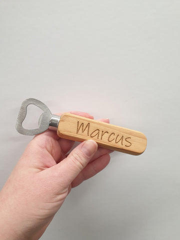 Personalised Wooden Bottle Opener