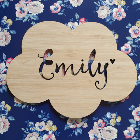 Cloud Personalised Wall Hanging - Little Birdy Finds