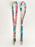 Personlised Teacher Keyring WITH RAINBOW LANYARD