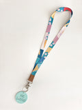 Personlised Teacher Keyring WITH BUBBLEGUM LANYARD