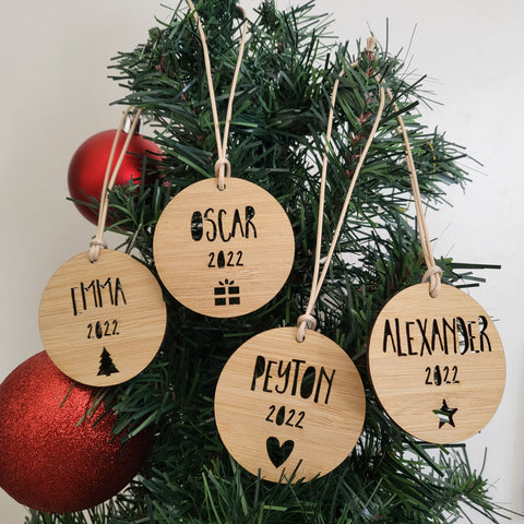 BULK Personalised Christmas Decorations/Ornaments