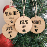 BULK Personalised Christmas Decorations/Ornaments