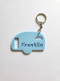 Personalised Vintage Caravan Keyring