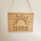 Personalised Sunshine Wall Plaque