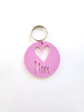 Heart or Sunshine Keyring for Mum