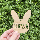 Personalised Easter Bunny Tag