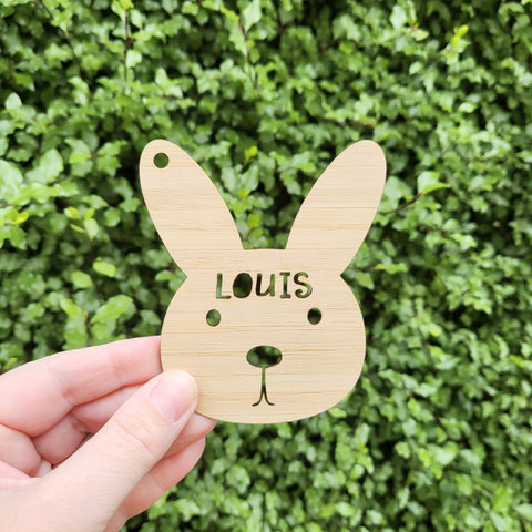 Personalised Easter Bunny Tag