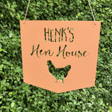 Personalised Hen House Sign