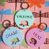 Personalised Caravan Keyring