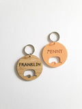 Personalised Caravan Keyring