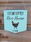 Personalised Hen House Sign