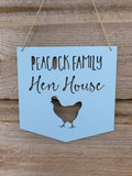 Personalised Hen House Sign