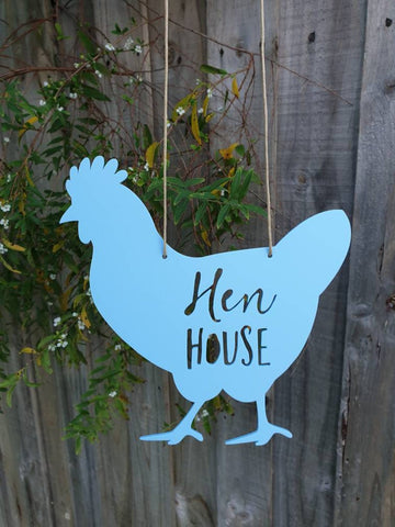 Chicken Hen House Sign - Little Birdy Finds