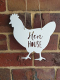 Chicken Hen House Sign - Little Birdy Finds
