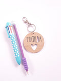 Love Heart Bag Tag / Keyring - Little Birdy Finds