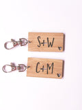 Personalised Initials Key Ring - Little Birdy Finds
