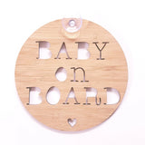 Baby On Board sign with HEART - Little Birdy Finds