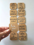 Wooden Gift Tags - Little Birdy Finds