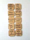 Wooden Gift Tags - Little Birdy Finds