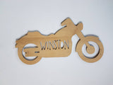 Personalised Name Motorbike - Little Birdy Finds