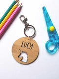 Unicorn Bag Tag / Keyring - Little Birdy Finds