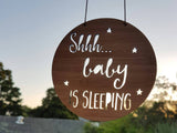 Shhh Baby is Sleeping Personalised - Little Birdy Finds