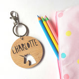 Unicorn Bag Tag / Keyring - Little Birdy Finds